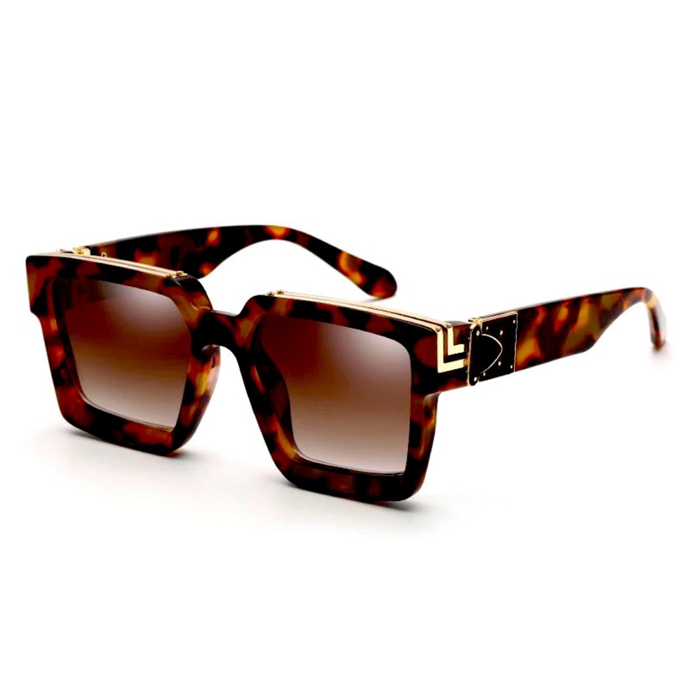 Luxury Brand Designer Square Sunglasses